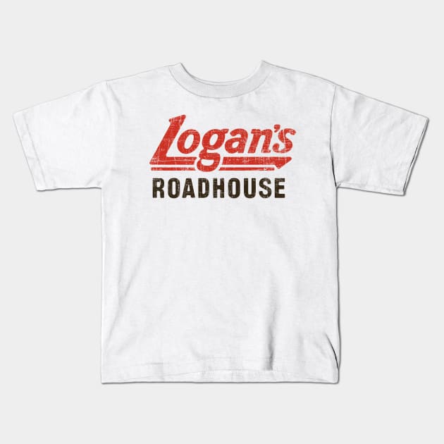 Logan's Roadhouse Vintage Kids T-Shirt by bhatia reasonone